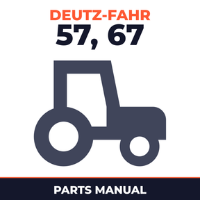 Deutz Fahr Tractor Agrolux 57 67 Parts Manual