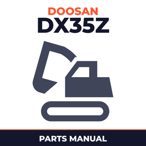Doosan Daewoo DX35Z Excavator Parts Manual