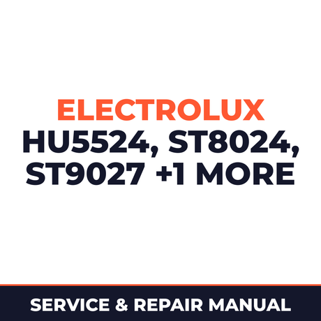 Electrolux HU 5524 ST/ 8024 9027 1130 ST Snow Thrower Machine Service & Repair Manual