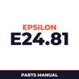 Epsilon E24.81 parts list