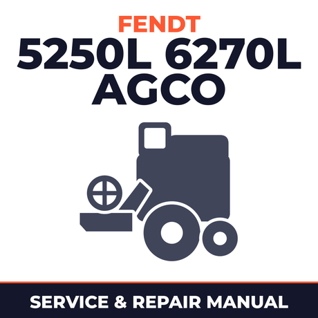 Fendt 5250l 6270l Agco Combine Service & Repair Manual