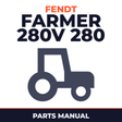 Fendt Farmer 280V 280 V Tractor Parts Manual