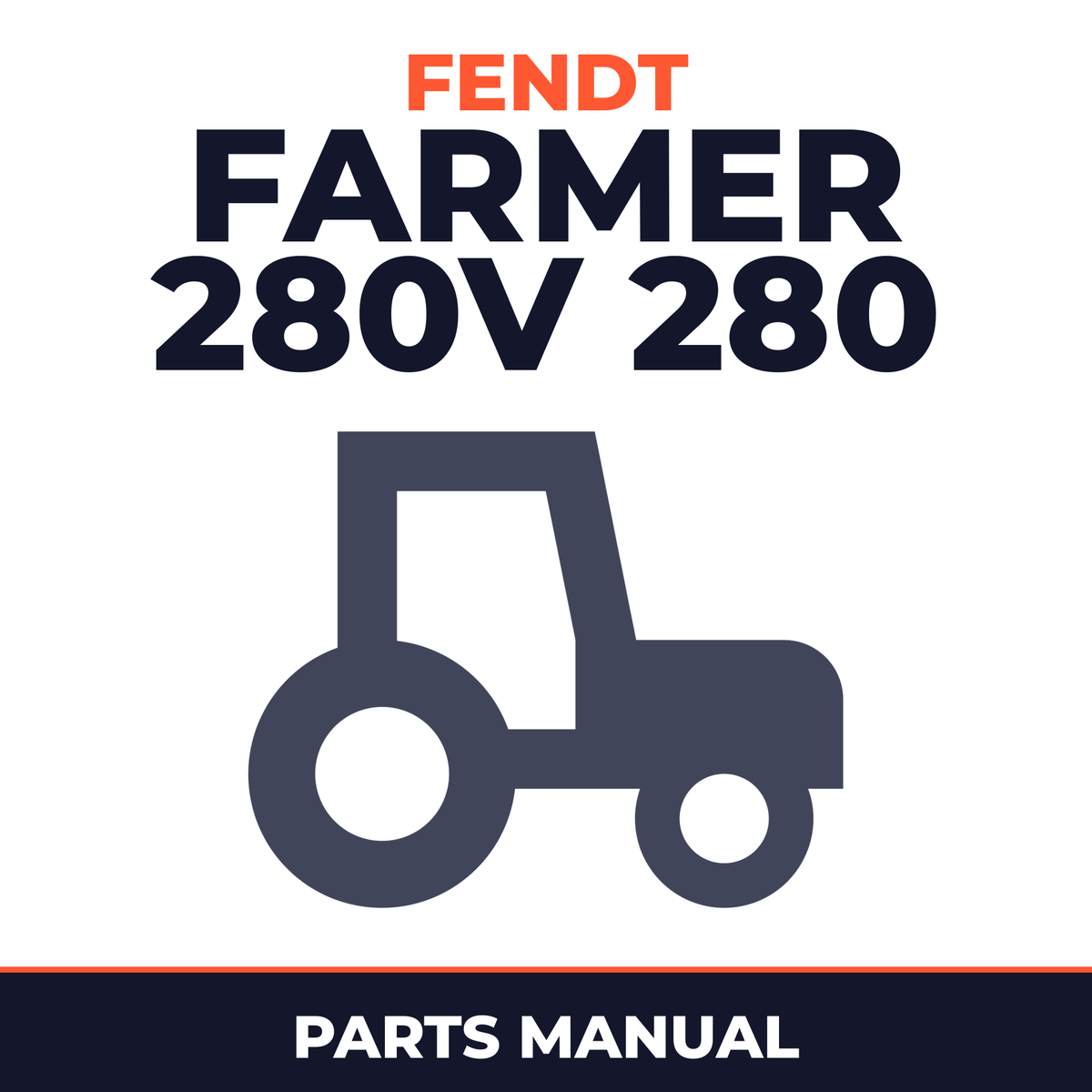 Fendt Farmer 280V 280 V Tractor Parts Manual