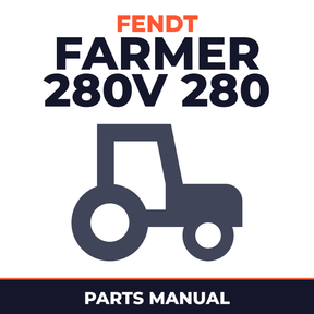 Fendt Farmer 280V 280 V Tractor Parts Manual