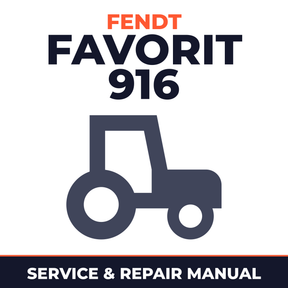 Fendt Favorit 916 Tractor Service & Repair Manual