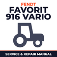 Fendt Favorit 916 Vario Tractor Service & Repair Manual