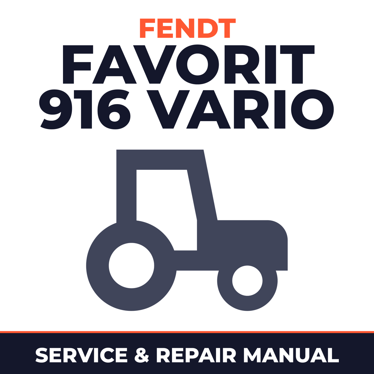 Fendt Favorit 916 Vario Tractor Service & Repair Manual