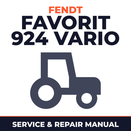 Fendt Favorit 924 Vario Tractor Service & Repair Manual