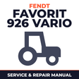 Fendt Favorit 926 Vario Tractor Service & Repair Manual