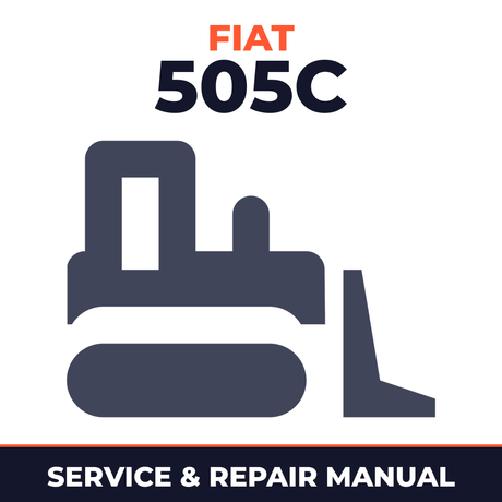 Fiat 505C Crawler Tractor Service & Repair Manual