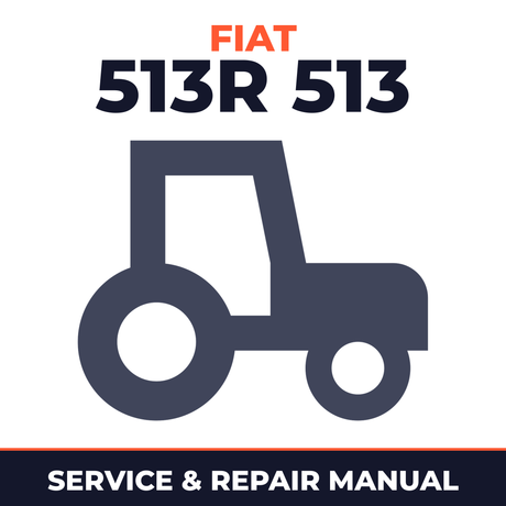 Fiat 513R 513 R Tractor Service & Repair Manual