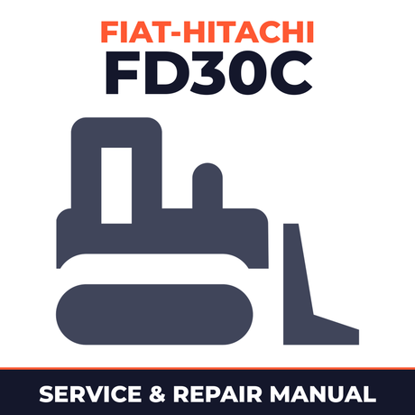 Fiat Hitachi FD30C Crawler Dozer Workshop Manual