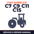 FIAT KOBELCO C7 C9 C11 C15 VIBRATORY ROLLERS SINGLE DRUM Service Repair Manual