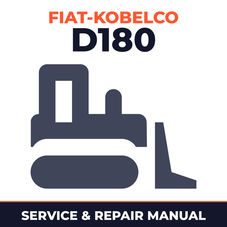 Fiat Kobelco D180 Tier 2 Crawler Dozer Complete Workshop Service Repair Manual