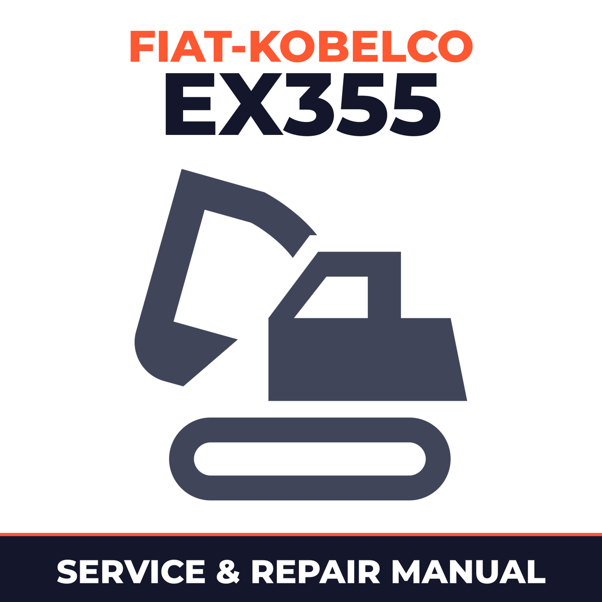 Fiat Kobelco Ex355 Tier2 Excavator Service Repair Manual