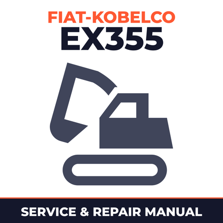 Fiat Kobelco Ex355 Tier2 Excavator Service Repair Manual