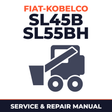 Fiat Kobelco SL45B SL55BH Skid Steer Loaders* Factory Service / Repair/ Workshop Manual !