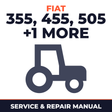 Fiat Tractor 355 455 505 605 C Service & Repair Manual