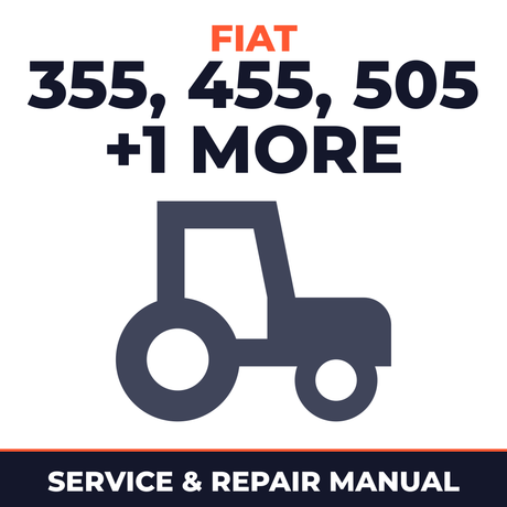 Fiat Tractor 355 455 505 605 C Service & Repair Manual