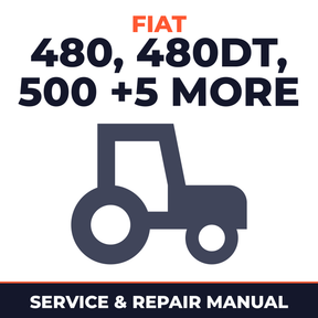 Fiat Trattori 480 480DT 500 500DT 540 540DT 640 640DT Tractor Service & Repair Manual