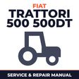 Fiat Trattori 500 500DT Tractor Service & Repair Manual