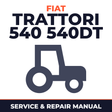Fiat Trattori 540 540DT Tractor Service & Repair Manual
