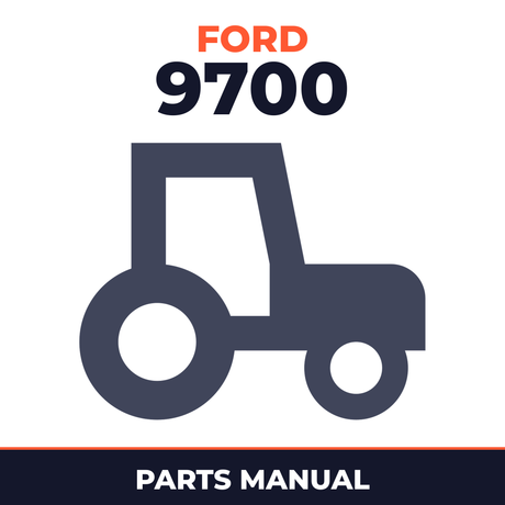Ford 9700 6 Cylinder AG Tractor Master Parts Manual