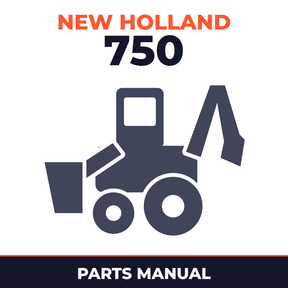FORD New HOLLand 750 4 CYLINDER Tractor Loader BACKHOE MASTER ILLUSTRATED Parts LIST Manual BOOK