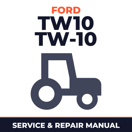Ford TW10 TW-10 tractor Service & Repair Manual