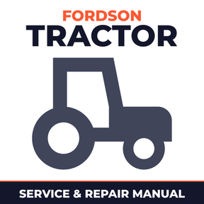 Fordson 1952-1958 Major (incl. Power & Super Major) Tractor Service & Repair Manual