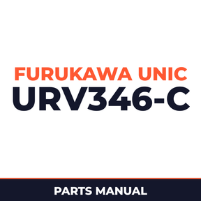 Furukawa Unic URV346-C Series Hydraulic Crane Parts Manual