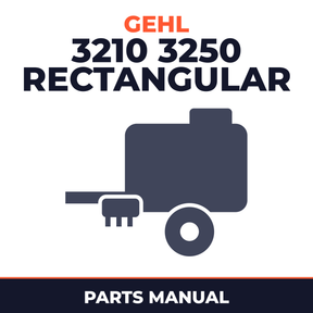 Gehl 3210 3250 Rectangular Baler Parts Manual