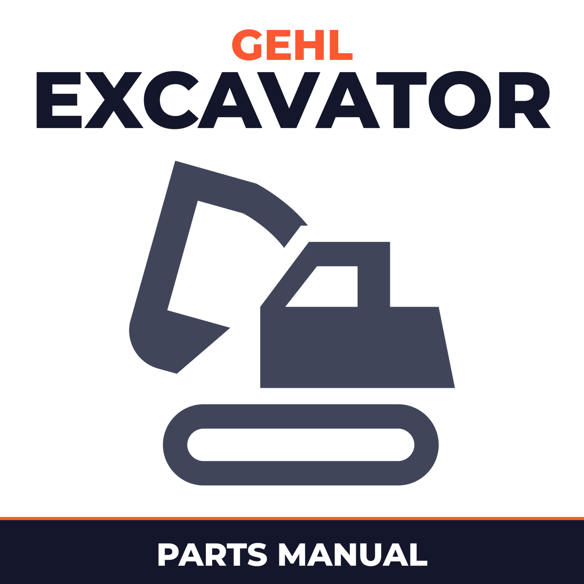 GEHL Compact Excavator Attachments Parts Part IPL Manual