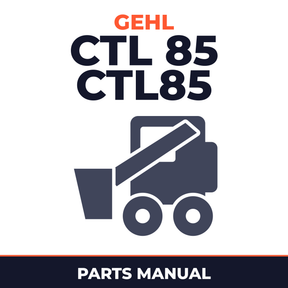 GEHL CTL 85 CTL85 Compact Track Loader Illustrated Master Parts List Manual !
