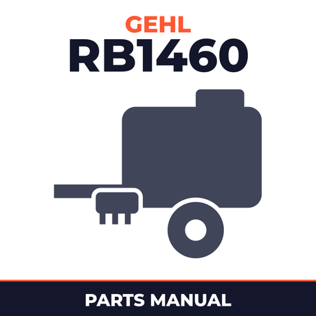 Gehl RB1460 Round Baler Parts Manual