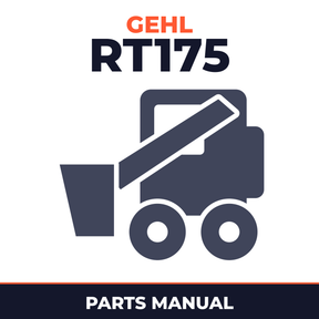Gehl RT175 Compact Track Loader Parts Manual 509600