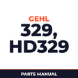Gehl Scavenger II 329 Agricultural Spreader & HD329 Industrial Waste Parts Manual