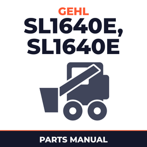 GEHL SL1640E, SL1640E (EU) Skid-Steer Loader Parts Manual