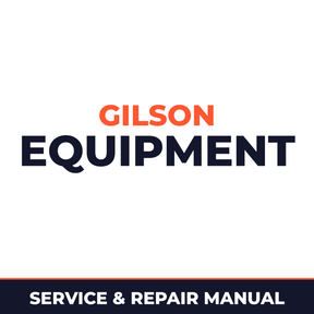 Gilson compact tiller front tine Service & Repair Manual