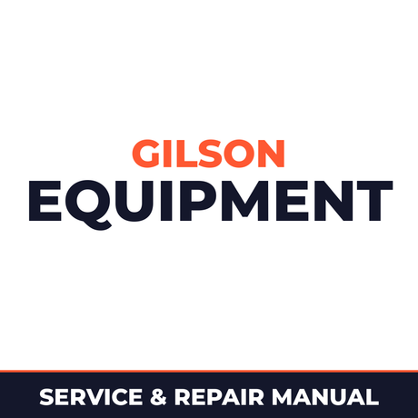 Gilson compact tiller front tine Service & Repair Manual