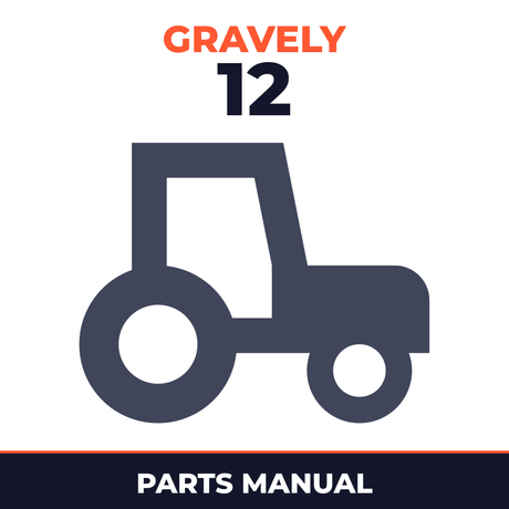 Gravely Tractors 12 Professional Master Parts Manual