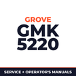 Grove GMK 5220 Crane Operation Maintenance Service Manual Supplement