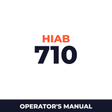 HIAB 710 Operation Manual