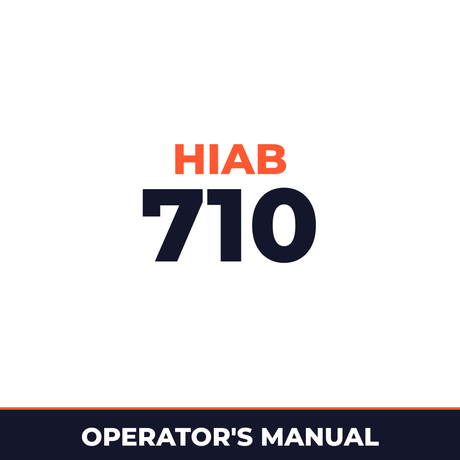 Hiab 710 operators manual