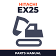 HITACHI EX25 MINI Excavator Engine Parts Catalog Manual ( Part Number: 3KR1HA21UH )