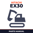 HITACHI EX30 MINI Excavator Engine Parts Catalog Manual ( Part Number 3KR2HA03UH )
