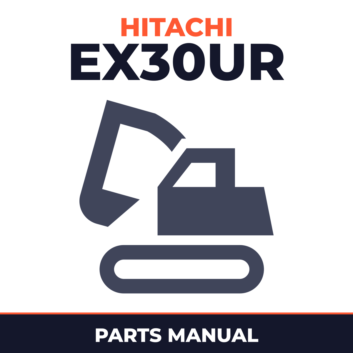 HITACHI EX30UR MINI Excavator Engine Parts Catalog Manual ( Part Number: 3KC1PA30UH )