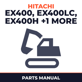 HITACHI EX400 EX400LC EX400H EX400LCH Excavator EQUIPMENT COMPONENTS Parts Catalog Manual