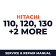 HITACHI Zaxis 110 120 130 125 135 Service Manual