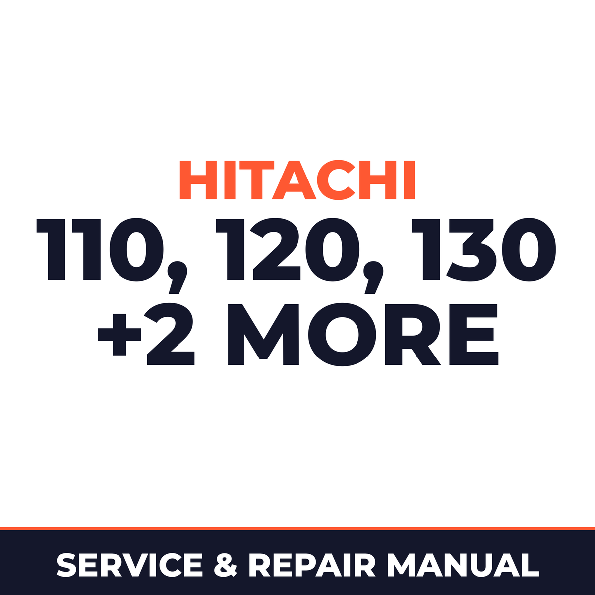 HITACHI Zaxis 110 120 130 125 135 Service Manual